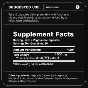 TONIIQ - Toniiq Ultra High Strength Tart Cherry 52,000Mg. 120 Capsulas - The Red Vitamin MX - Suplementos Alimenticios - {{ shop.shopifyCountryName }}