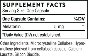 THORNE RESEARCH - THORNE Melaton-5 - 5Mg. Melatonin 60 Capsulas - The Red Vitamin MX - Suplementos Alimenticios - {{ shop.shopifyCountryName }}