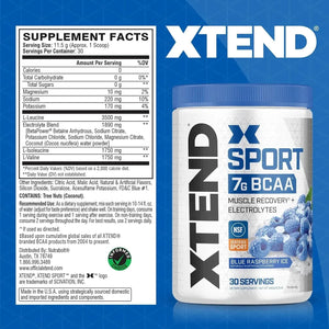 XTEND - XTEND Sport BCAA Powder Blue Raspberry Ice 30 Servicios 345Gr. - The Red Vitamin MX - Suplementos Alimenticios - {{ shop.shopifyCountryName }}