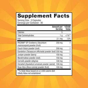NATURE'S SECRET - Nature's Secret Urinary Flush & Support with Cranberry 60 Capsulas - The Red Vitamin MX - Suplementos Alimenticios - {{ shop.shopifyCountryName }}