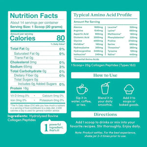 FURTHER FOOD - Further Food Unflavored Collagen Peptides Powder 280Gr. - The Red Vitamin MX - Suplementos Alimenticios - {{ shop.shopifyCountryName }}