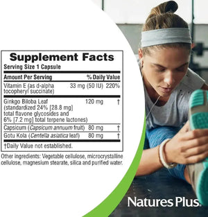 NATURES PLUS - Natures Plus Ginkgo Biloba-Combo 120Mg. 60 Capsulas - The Red Vitamin MX - Suplementos Alimenticios - {{ shop.shopifyCountryName }}