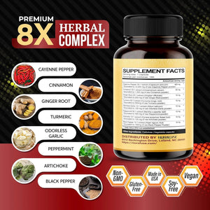 NURAFUSE - NURAFUSE Cayenne Pepper 8-in-1 Formula 150 Capsulas - The Red Vitamin MX - Suplementos Alimenticios - {{ shop.shopifyCountryName }}