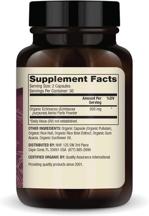 DR MERCOLA - Dr. Mercola Organic Echinacea 60 Capsulas - The Red Vitamin MX - Suplementos Alimenticios - {{ shop.shopifyCountryName }}