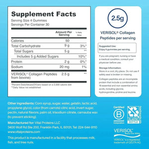 VITAL PROTEINS - Vital Proteins Collagen Gummies 120 Gomitas 2 Pack - The Red Vitamin MX - Suplementos Alimenticios - {{ shop.shopifyCountryName }}