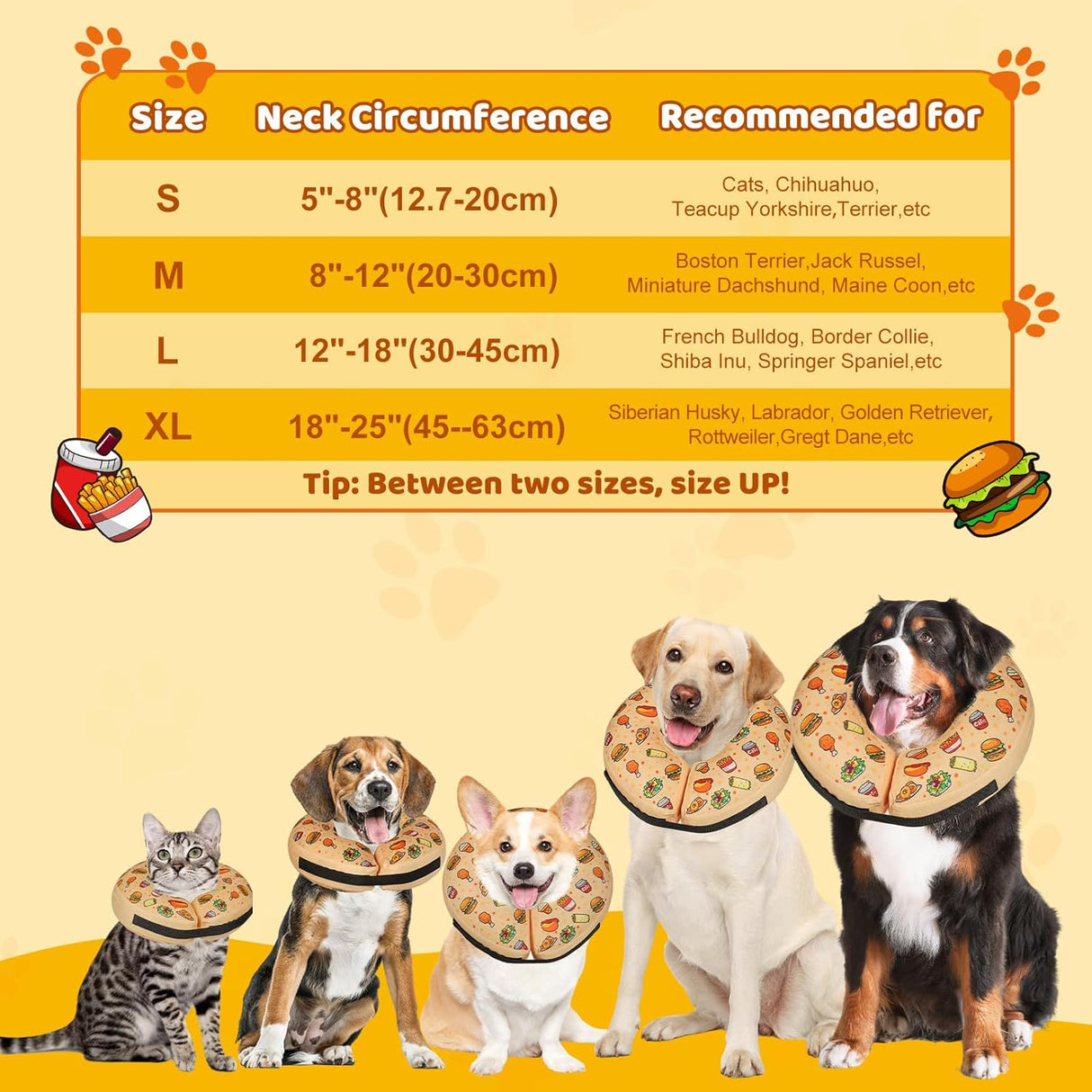 Grand Line Hamburger Inflatable Collar EXTRA LARGE