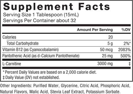 FORCE FACTOR - Force Factor L Carnitine Liquid 3000Mg. Berry Flavor 32 Servicios 473Ml. - The Red Vitamin MX - Suplementos Alimenticios - {{ shop.shopifyCountryName }}