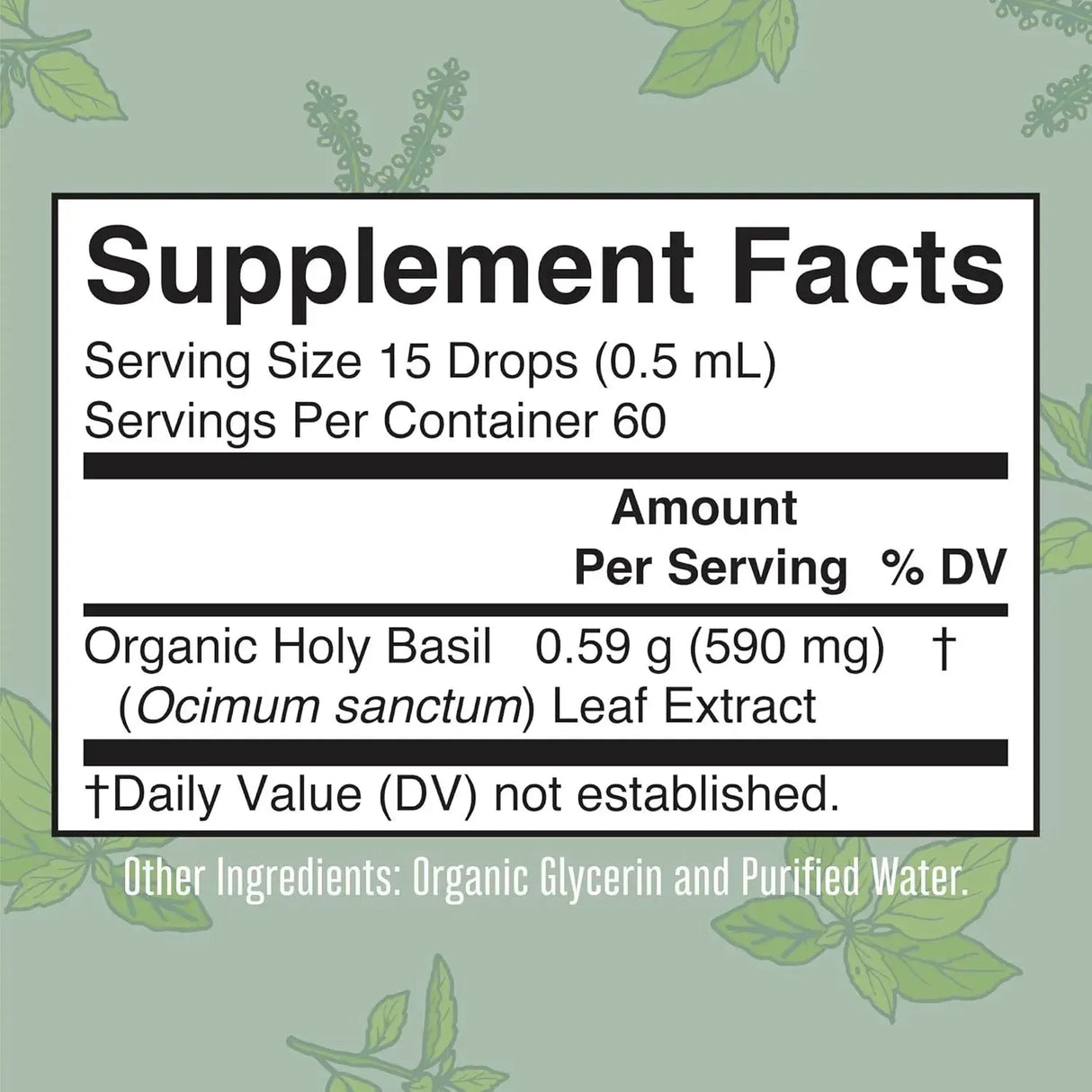 MARY RUTH ORGANICS - MaryRuth Organics Holy Basil Sugar Free 1 Fl.Oz. - The Red Vitamin MX - Suplementos Alimenticios - {{ shop.shopifyCountryName }}