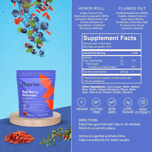 REPRISE - Reprise Goji Berry Superfood Gummies 45 Gomitas - The Red Vitamin MX - Suplementos Alimenticios - {{ shop.shopifyCountryName }}