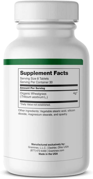 GRAMINEX - Graminex Wheatgrass 240 Tabletas - The Red Vitamin MX - Suplementos Alimenticios - {{ shop.shopifyCountryName }}