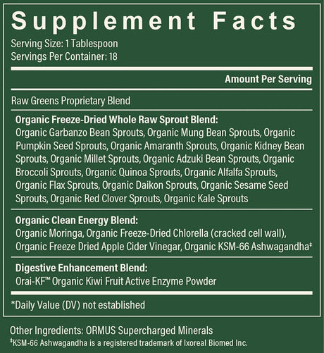 GLOBAL HEALING CENTER - Global Healing Organic Super Greens Powder Blend 270Gr. - The Red Vitamin MX - Suplementos Alimenticios - {{ shop.shopifyCountryName }}