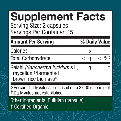 HOST DEFENSE - Host Defense Reishi 30 Capsulas - The Red Vitamin MX - Suplementos Alimenticios - {{ shop.shopifyCountryName }}