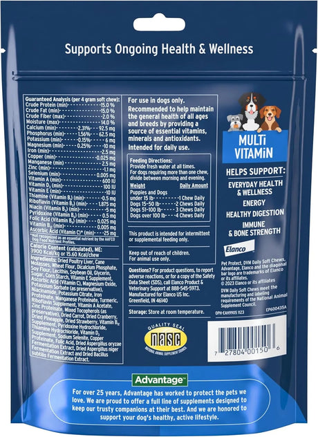 PET PROTECT - Pet Protect from The Makers of Advantage Vet-Formulated Daily Multivitamin for Dogs 60 Masticables - The Red Vitamin MX - Multivitamínicos Para Perros - {{ shop.shopifyCountryName }}