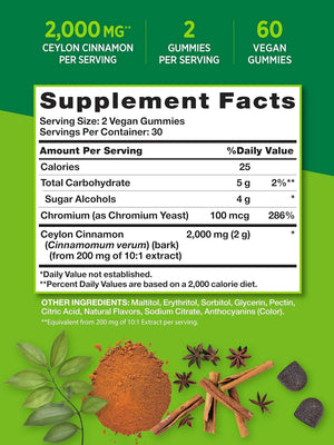 NATURE'S TRUTH - Nature's Truth Ceylon Cinnamon Gummies 2000Mg. 60 Gomitas - The Red Vitamin MX - Suplementos Alimenticios - {{ shop.shopifyCountryName }}