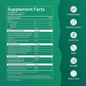 Nello Supergreens 30 Servicios Apple Pear 444Gr.