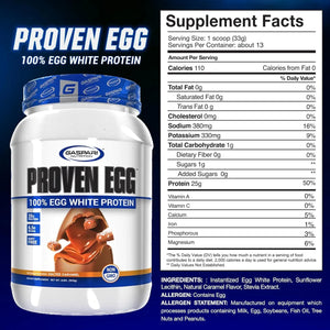 GASPARI NUTRITION - Gaspari Nutrition Proven Egg 100% Egg White Protein Salted Caramel 453Gr. - The Red Vitamin MX - Suplementos Alimenticios - {{ shop.shopifyCountryName }}