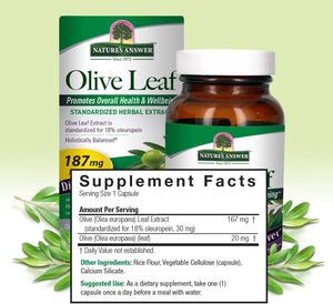 NATURE´S ANSWER - Nature's Answer Olive Leaf 60 Capsulas - The Red Vitamin MX - Suplementos Alimenticios - {{ shop.shopifyCountryName }}