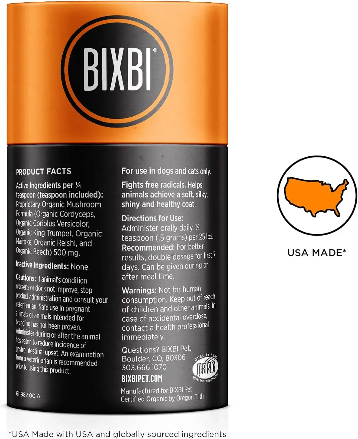 BIXBI - BIXBI Skin & Coat Support for Dogs & Cats Powder 60Gr. - The Red Vitamin MX - Remedios Para La Picazón De Perros - {{ shop.shopifyCountryName }}