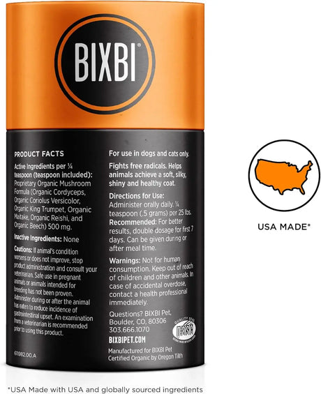 BIXBI - BIXBI Skin & Coat Support for Dogs & Cats Powder 60Gr. - The Red Vitamin MX - Remedios Para La Picazón De Perros - {{ shop.shopifyCountryName }}
