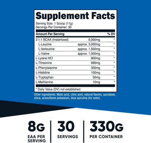 NUTRICOST - Nutricost EAA Powder 30 Servicios Blue Raspberry 330Gr. - The Red Vitamin MX - Suplementos Alimenticios - {{ shop.shopifyCountryName }}