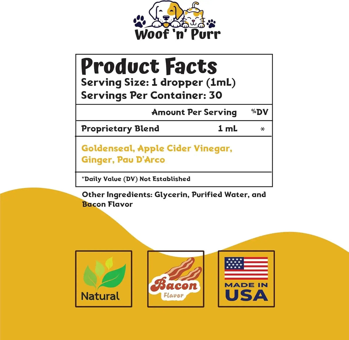 WOOF N PURR - Woof 'n' Purr Natural Itch Relief for Dogs 1 Fl.Oz. - The Red Vitamin MX - Remedios Para La Picazón De Perros - {{ shop.shopifyCountryName }}