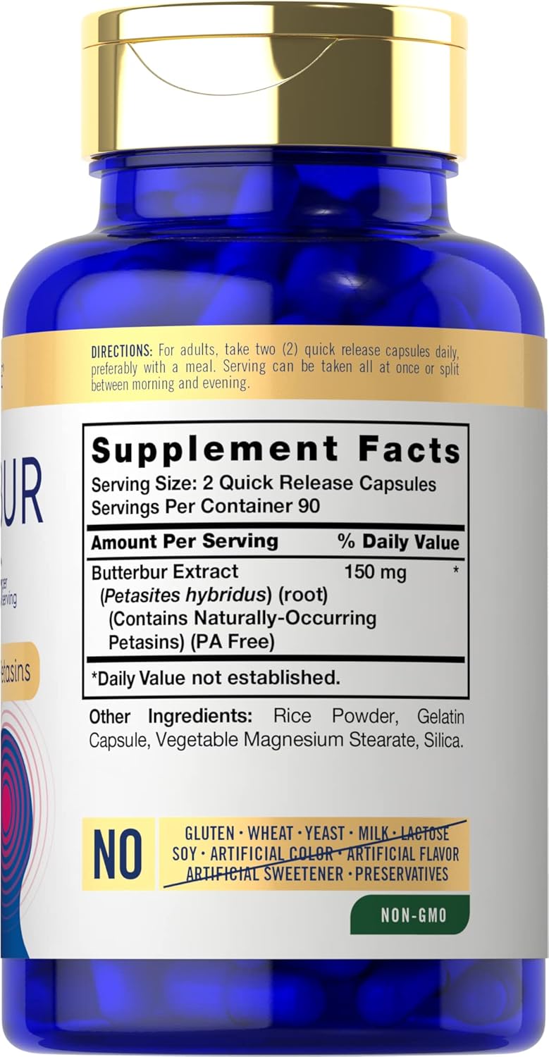 Carlyle Butterbur 150Mg. 180 Capsulas
