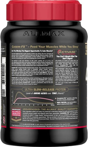 ALLMAX NUTRITION - ALLMAX CASEIN-FX Protein Chocolate 907Gr. - The Red Vitamin MX - Suplementos Alimenticios - {{ shop.shopifyCountryName }}