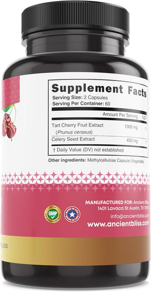 Ancient Bliss Tart Cherry 120 Capsulas