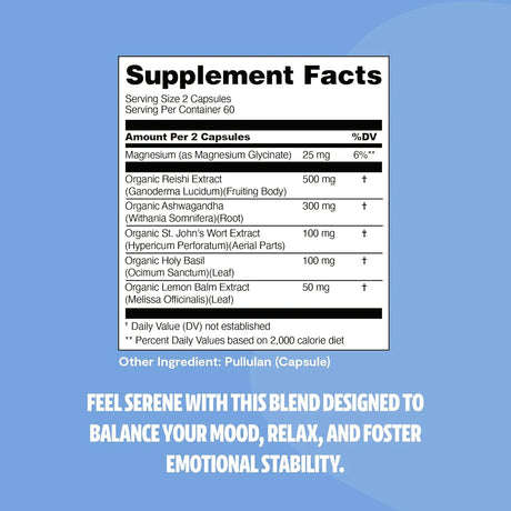 FRESHCAP - FreshCap 5-in-1 Calm with Reishi and Magnesium 120 Capsulas - The Red Vitamin MX - Suplementos Alimenticios - {{ shop.shopifyCountryName }}