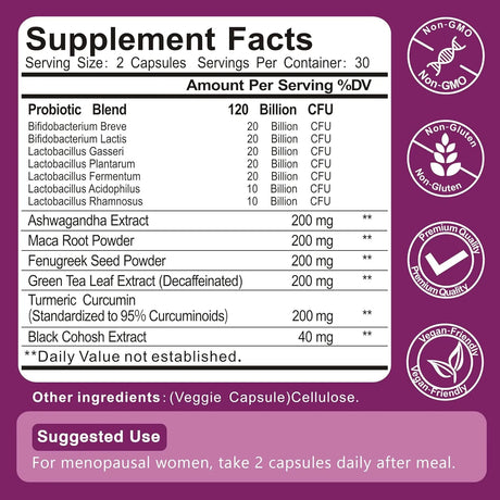 MOHOKEN - MOHOKEN Menopause Probiotic 60 Capsulas - The Red Vitamin MX - Suplementos Alimenticios - {{ shop.shopifyCountryName }}