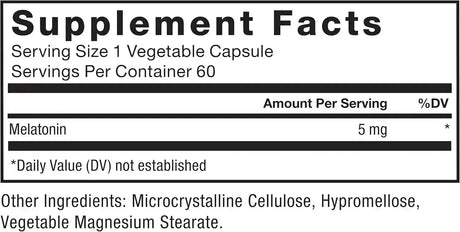 FORCE FACTOR - Force Factor Melatonin 5Mg. 60 Capsulas - The Red Vitamin MX - Suplementos Alimenticios - {{ shop.shopifyCountryName }}