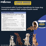 DOGLETICS - Dogletics Large Breed Daily Multivitamin Bacon Flavor 90 Masticables - The Red Vitamin MX - Multivitamínicos Para Perros - {{ shop.shopifyCountryName }}