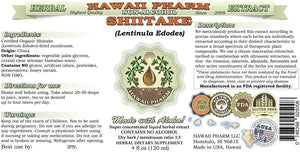 HAWAIIPHARM - Hawaii Pharm Shiitake Alcohol-Free Liquid Extract 2 Fl.Oz. - The Red Vitamin MX - Suplementos Alimenticios - {{ shop.shopifyCountryName }}