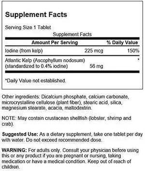 SWANSON - Swanson Premium Brand Kelp 250 Tabletas - The Red Vitamin MX - Suplementos Alimenticios - {{ shop.shopifyCountryName }}