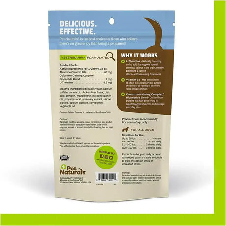 PET NATURALS - Pet Naturals Calming for Dogs Chicken 30 Masticables - The Red Vitamin MX - Relajantes Para Perros - {{ shop.shopifyCountryName }}