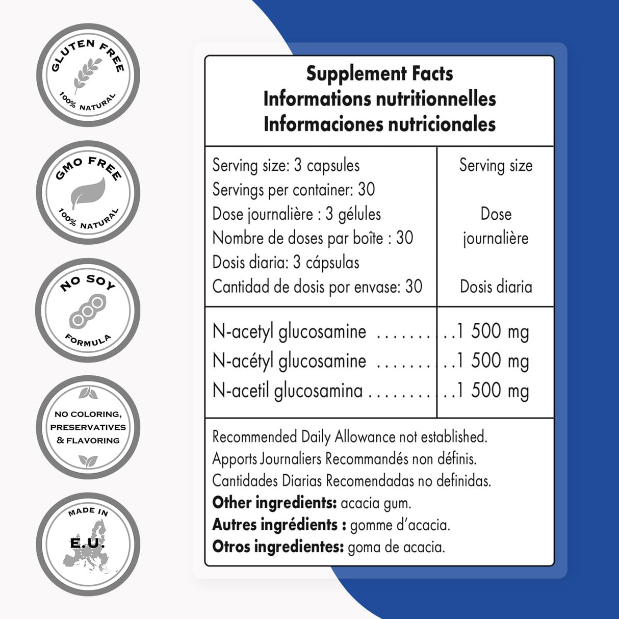 Supersmart NAG 1500Mg. 90 Capsulas