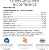 NATURVET - NaturVet Senior Advanced Incontinence Dog Supplement 60 Masticables - The Red Vitamin MX - Salud De Tracto Urinario Para Perros - {{ shop.shopifyCountryName }}