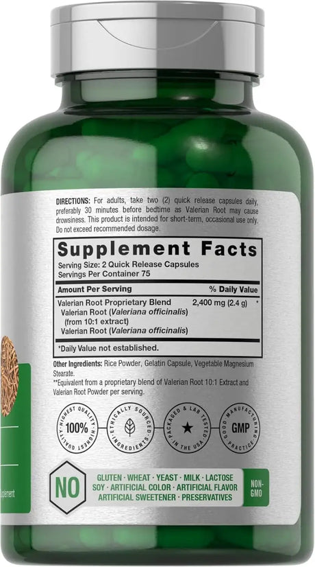 HORBAACH - Horbaach Valerian Root 2400Mg. 150 Capsulas - The Red Vitamin MX - Suplementos Alimenticios - {{ shop.shopifyCountryName }}