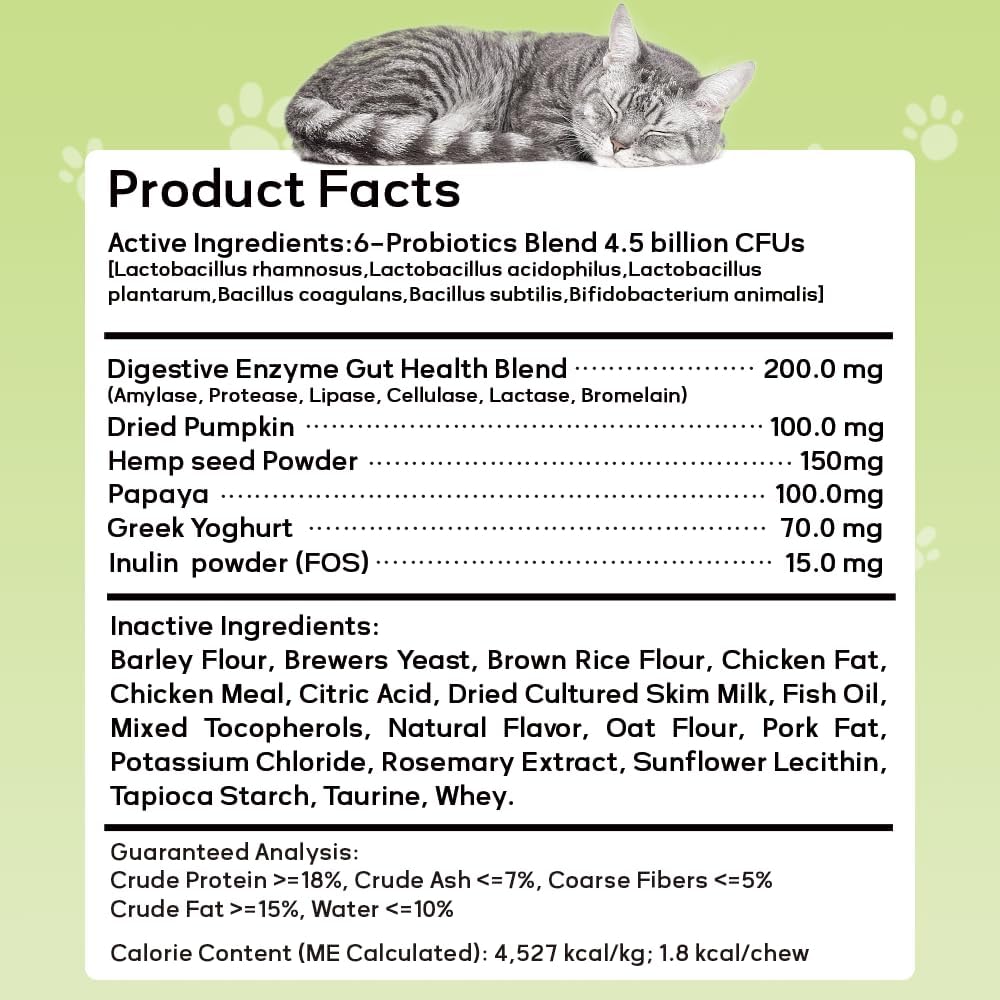 Nutridog Probiotics for Cats 150 Masticables