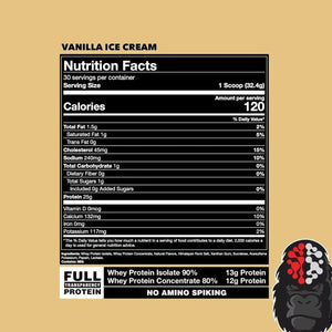 GORILLA MODE - Gorilla Mode Premium Whey Protein Vanilla Ice Cream 972Gr. - The Red Vitamin MX - Suplementos Alimenticios - {{ shop.shopifyCountryName }}