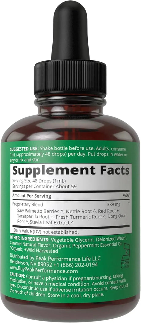PEAK PERFORMANCE - Peak Performance Prostate Support Drops 2 Fl.Oz. - The Red Vitamin MX - Suplementos Alimenticios - {{ shop.shopifyCountryName }}