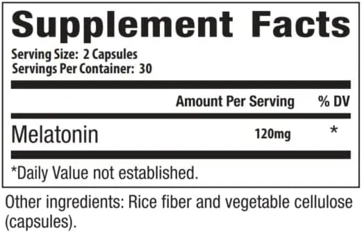 SIERRA LIFE SCIENCES - SIERRA LIFE SCIENCES High Dosage Melatonin 120Mg. 60 Capsulas - The Red Vitamin MX - Suplementos Alimenticios - {{ shop.shopifyCountryName }}