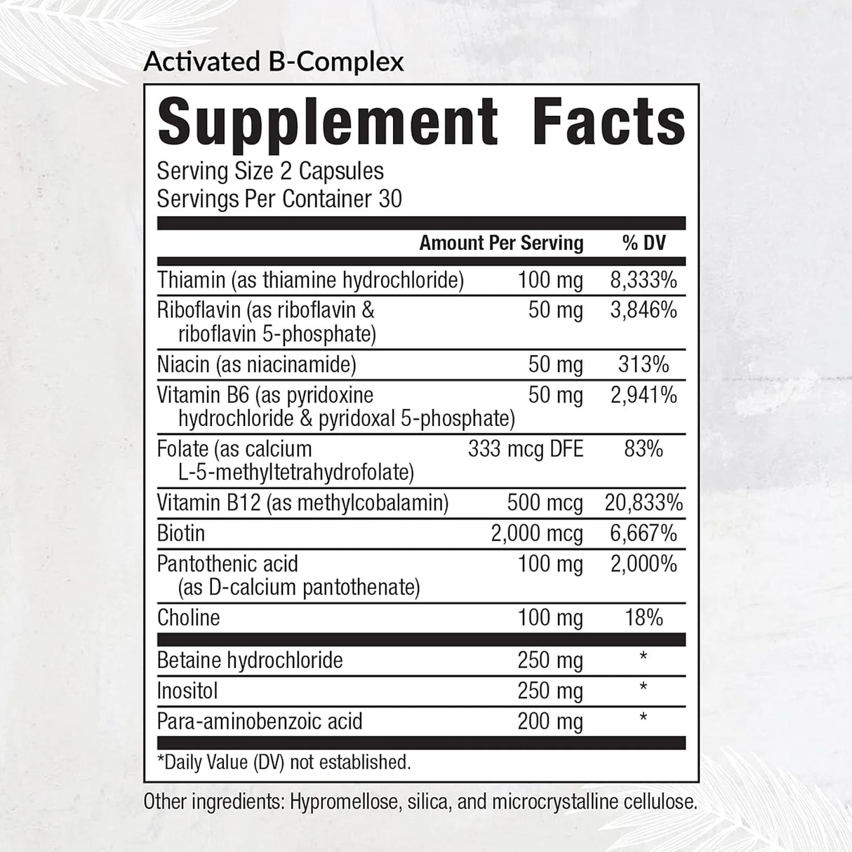EQUILIFE - Equilife Activated B-Complex 60 Capsulas - The Red Vitamin MX - Suplementos Alimenticios - {{ shop.shopifyCountryName }}