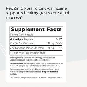 INTEGRATIVE THERAPEUTICS - Integrative Therapeutics Zinc-Carnosine 60 Capsulas - The Red Vitamin MX - Suplementos Alimenticios - {{ shop.shopifyCountryName }}