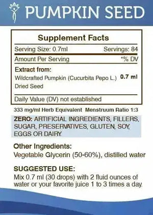 SECRETS OF THE TRIBE - Secrets of the Tribe Pumpkin Seed Tincture Alcohol-Free Extract 2 Fl.Oz. - The Red Vitamin MX - Suplementos Alimenticios - {{ shop.shopifyCountryName }}