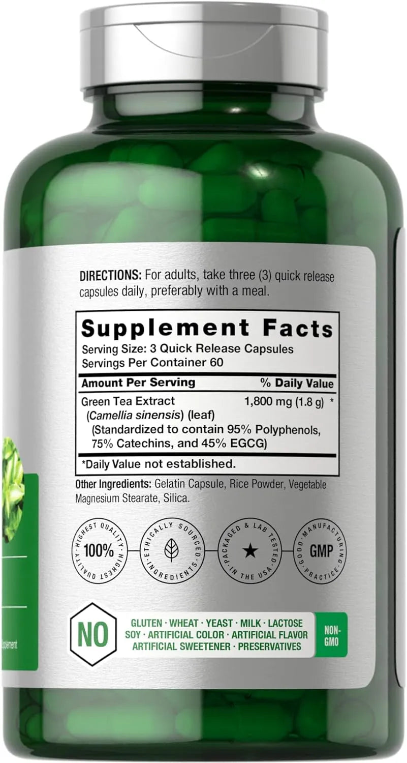 HORBAACH - Horbaach EGCG Green Tea Extract 1800Mg. 180 Capsulas - The Red Vitamin MX - Suplementos Alimenticios - {{ shop.shopifyCountryName }}