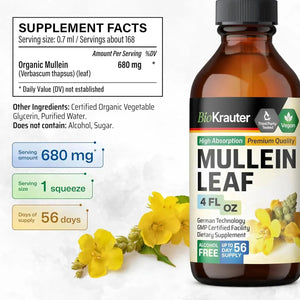 BIOKRAUTER - BIO KRAUTER Mullein Drops for Lungs 4 Fl.Oz. - The Red Vitamin MX - Suplementos Alimenticios - {{ shop.shopifyCountryName }}