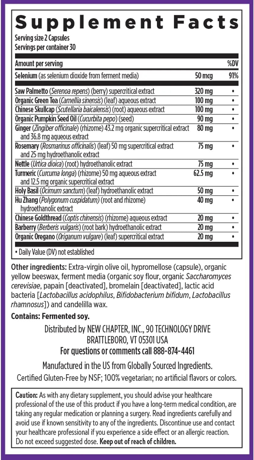 NEW CHAPTER - New Chapter Zyflamend Prostate 60 Capsulas - The Red Vitamin MX - Suplementos Alimenticios - {{ shop.shopifyCountryName }}