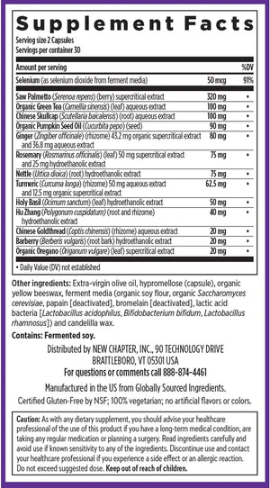 NEW CHAPTER - New Chapter Zyflamend Prostate 60 Capsulas - The Red Vitamin MX - Suplementos Alimenticios - {{ shop.shopifyCountryName }}
