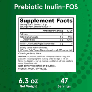 JARROW FORMULAS - Jarrow Formulas Prebiotic Inulin FOS Prebiotic Fiber 47 Servicios 180Gr. - The Red Vitamin MX - Suplementos Alimenticios - {{ shop.shopifyCountryName }}